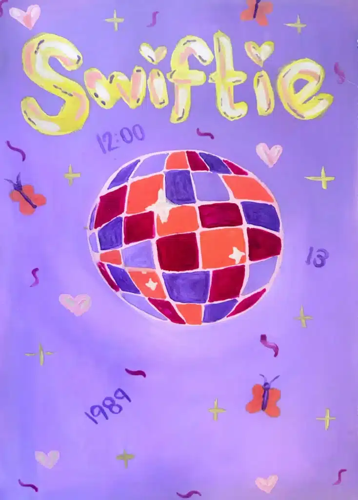 Join us at Mossop's Social House for the Swiftie Mirrorball Paint Nite.